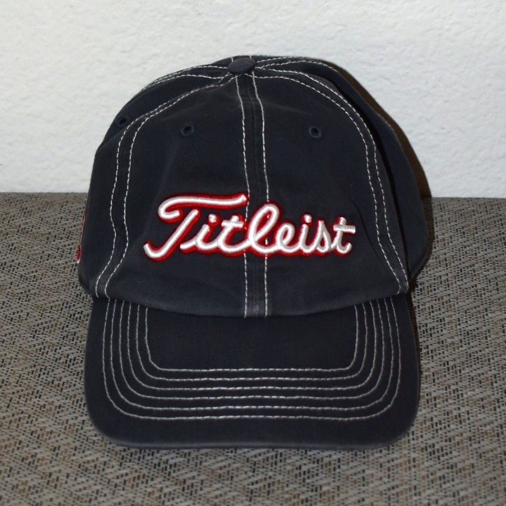 Titleist Baseball Hat Mens OSFA Navy‎ Excellent Boston Red Sox TH9MLB-BSOX